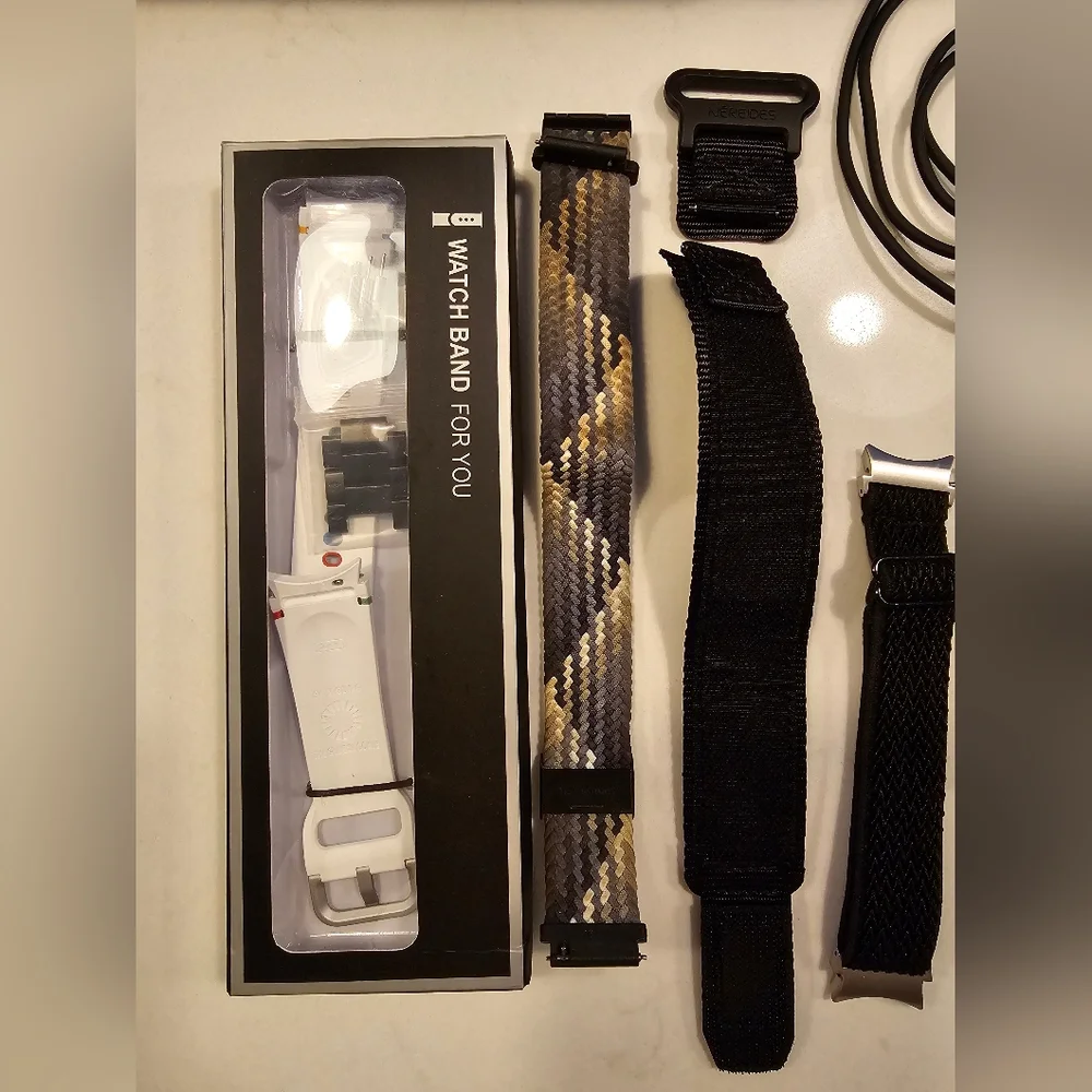 Samsung Galaxy Watch 5 Pro with 4 Chargers